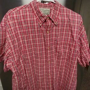 U.S.Expedition Mens XL Button Up Short Sleeve